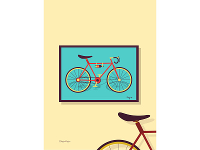 Sport & wine art bicycle bottle color design graphic design illustration illustrator sport vector vectorart wine