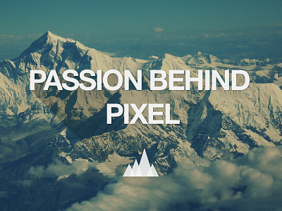 Passion Behind Pixel ad ads design logo pixel slogan tasc