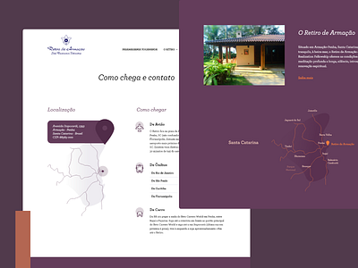 Armação Retreat - Redesign design interaction design landing page layout research shot ui ux web website