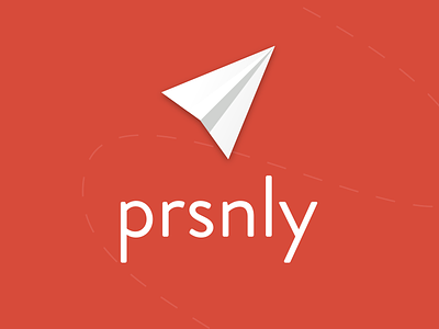 prsnly logo branding logo mobile red social
