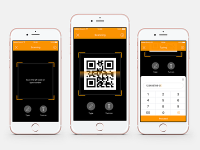 QR Code Reader design process design technique graphic design illustration inspiration mobile app visual design