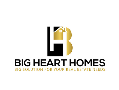 Big Heart Homes00 logo design minimalist realestate