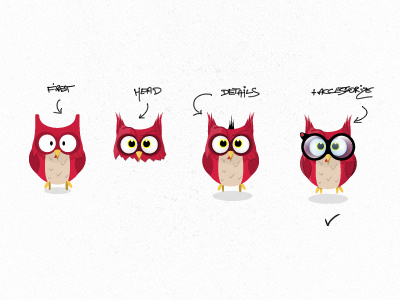 Process Owl Game Character