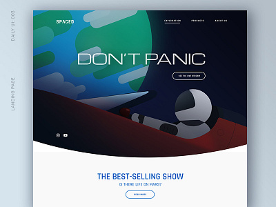 Daily UI 003: Landing Page