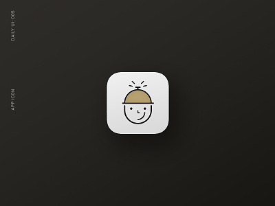 Daily UI 005: App Icon appicon dailyui happyface linedrawing maintenance ondemand servicebell