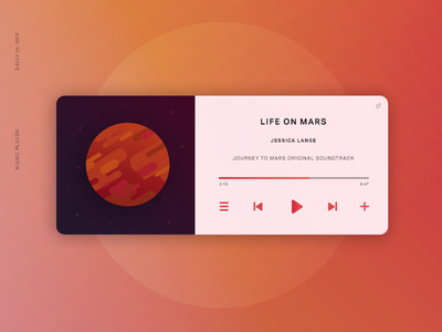Daily UI 009: Music Player