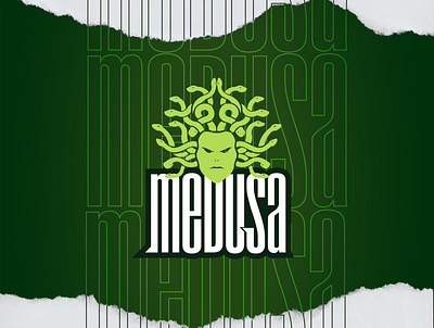 Medusa esports gaming graphic design greek head illustrator logo logo design mascot medusa minimailst photoshop snake sports vector