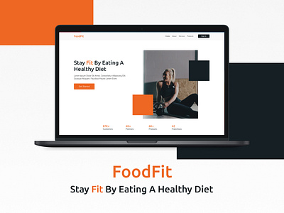 FoodFit - Website Design design figma figma design figmadesign ui ui design uidesign uiux ux uxdesign uxui web web design webdesign website website design
