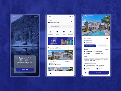 Properties App app appdesign design figma figma design figmadesign properties propertiesapp ui ui design uidesign uiux uiuxdesign ux ux design uxdesign uxuidesign