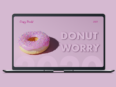 Crispy Donuts - Advertisement for donut shop advertisement design art bakery branding design donut shop doughnuts illustration sweet bakery ui ux vector website