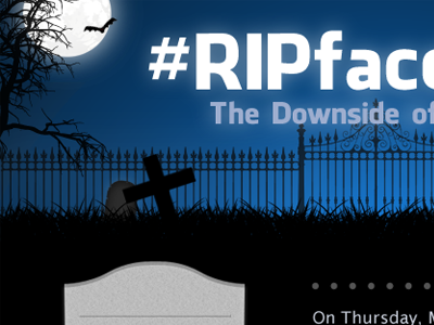 [Infographic] #RIPfacebook: The Downside of Downtime facebook infographic ripfacebook