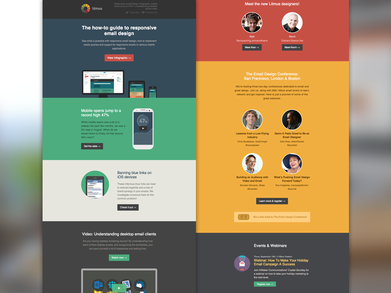 [Email] Litmus September Newsletter by Kevin Mandeville for Litmus on