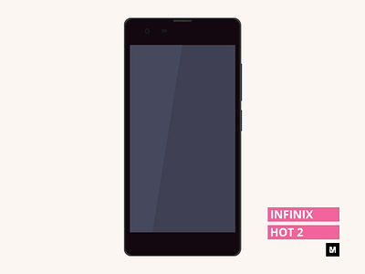 Freebie PSD: Infinix Hot 2 Flat 1280 2 720 android flat free freebie hot infinix phone psd smartphone