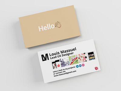 Business Card for 2017 business business card card carte visite emoji hello moji projects simple simple business card