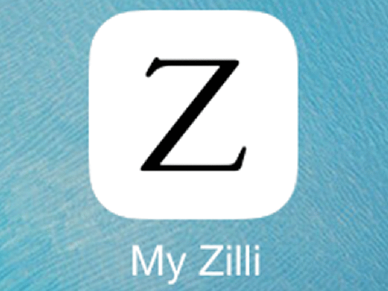 Zilli App icon concept advices app couture fashion ios iphone logo mode test
