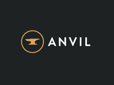 Anvil Logomark anvil brandmark logo