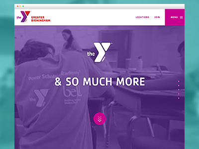 YMCA concept with video background
