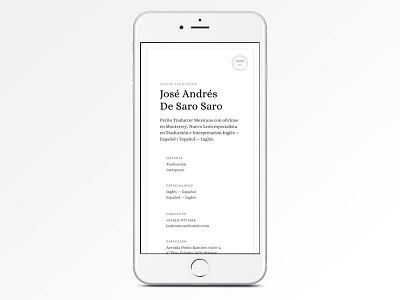 Mobile Landing Page