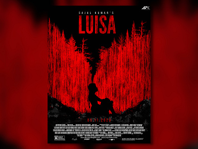 luisa - movie poster design graphic design horror horror movie illustraion luisa movie poster photoshop poster poster design