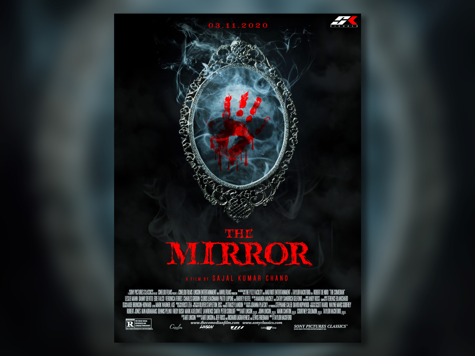 the mirror movie poster by sajal kumar chand on Dribbble