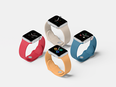 Smart watch dial interface 智能手表表盘界面 app art branding design ui ux