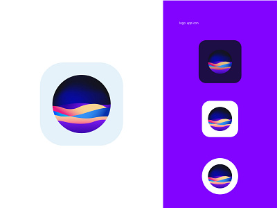 Waves app icon abstract app app design app icon app icon logo app icons app logo company app company logo gradient grandient logo logo logo design logodesign logos logotype waves waves app waves app icon