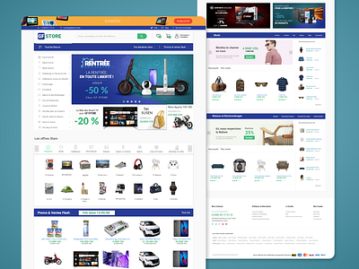 GF Store ecommerce website redesign design identity design redesign concept website design