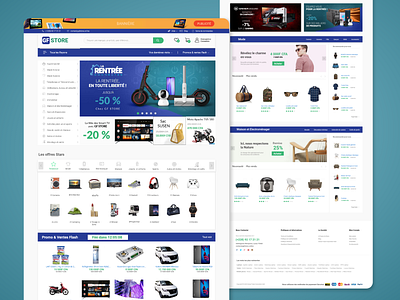 GF Store ecommerce website redesign