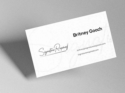 Business card design