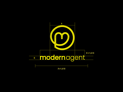 Letter m + a + Love 9 logo