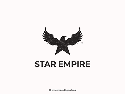 Start Eagle design eagle eagle logo emblem entertainment iconic logo illustration lettermark logo logo mark logodesign logoinspiration logotype monogram logo star concept star logo starempire