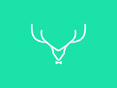 line deer logo
