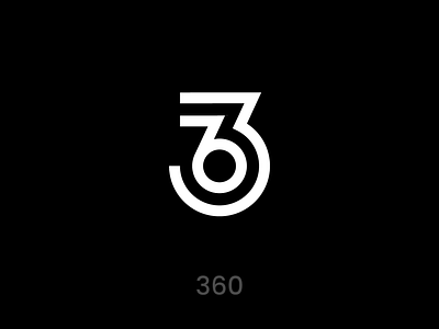 360 Logo design 360 360logo branding design learn lettermark logo logo mark logodesign logoinspiration logotype monogram logo