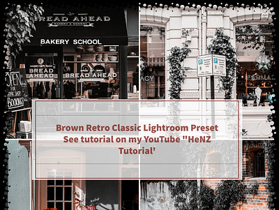 Brown Retro Classic Mobile Lightroom Preset app branding color grading design editing lightroom lightroom mobile preset lightroom preset tutorial