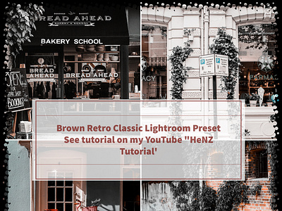 Brown Retro Classic Mobile Lightroom Preset