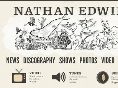 Nathan Edwin music web