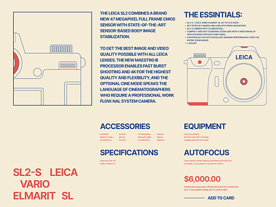 leica main page concept