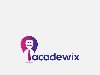 Acadewix art branding design flat icon illustration illustrator logo minimal vector