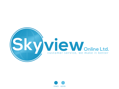 Logo Design For Skyview Online Ltd. 3d animation branding design graphic design icon illustration illustrator logo minimal motion graphics ui ux vector