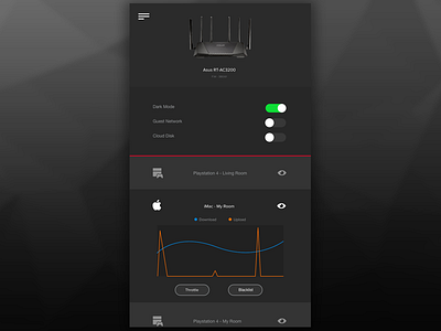 Daily UI - ASUS Router Settings Page - #007