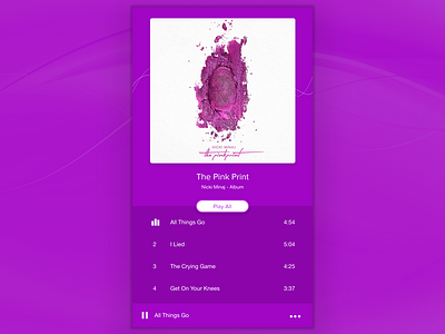 Daily UI - Music Player- #009