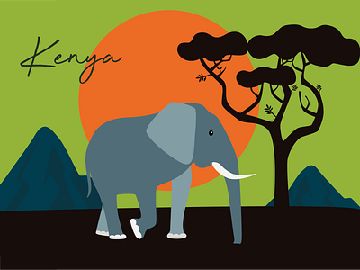 Kenya Illustration