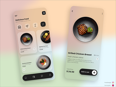 Food App app designer food app ios mobile ui design uiux user interface