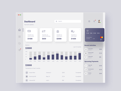 Financial Dashboard Design dashboard finance user experience user interface