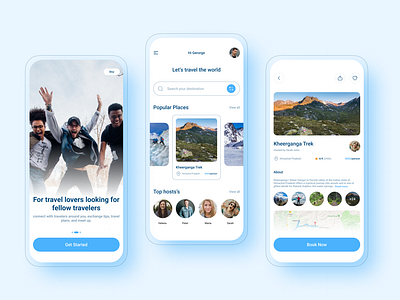 Travel App Design