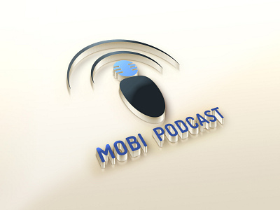 Mobi Podcast Brand brand illustration logo thekishanmodi