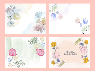 Floral pattern design concept.