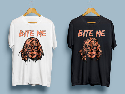 Bite me design graphic design illustration illustrator logo typography