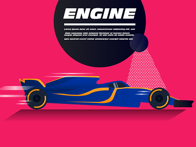 Formula 1 engine formula1 illustraion racecar