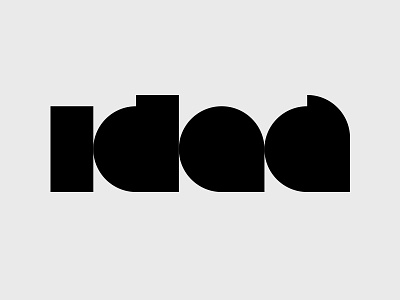 Idea geometric idea idea blog identity logo superfried